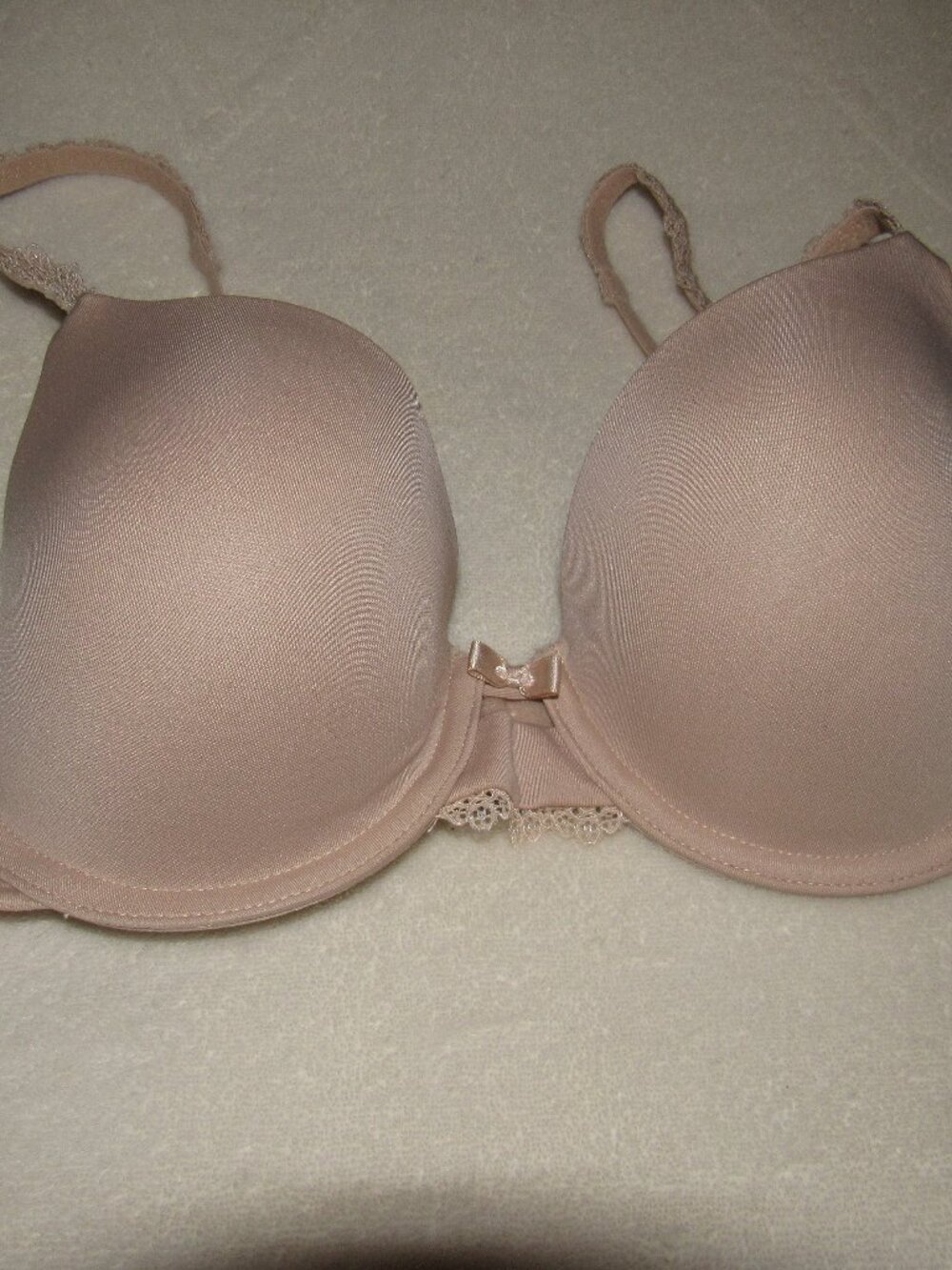 Maidenform Perfect Lift Push Up Bra Nude Size 36B USED